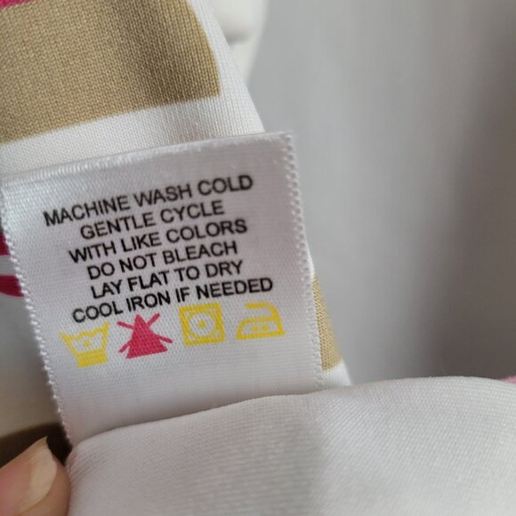 Tehama Hang 'em Dry Tennis Golf Polo Fun Printed Floral XL activewear women's - Picture 8 of 9